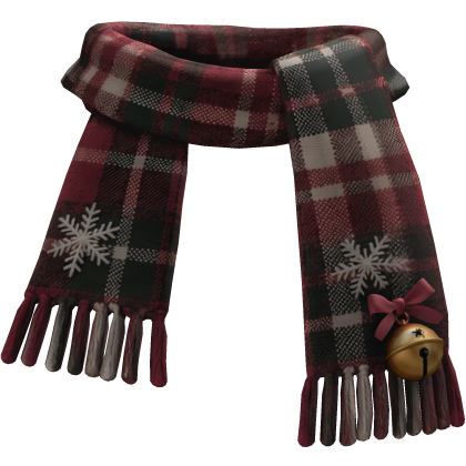 Pink Christmas Plaid Scarf 1.0 Roblox item