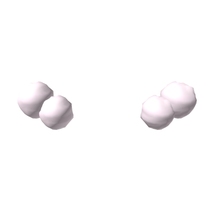 ୨୧: kawaii low pompom hair clips in pink Roblox item