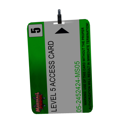 Marshall Studio's Security Keycard thumbnail