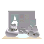 pastel bunny dream avatar background(BunnyDreamBG)