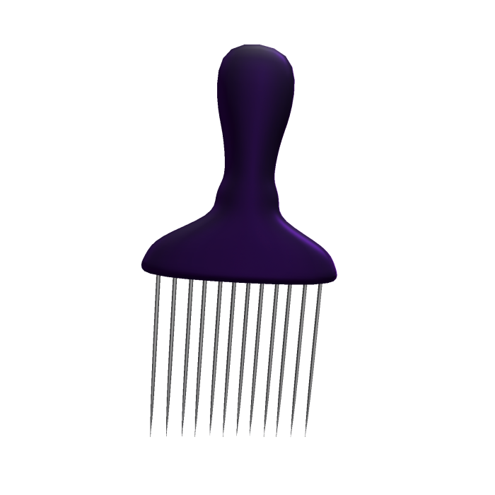 Dark Purple Hairpick