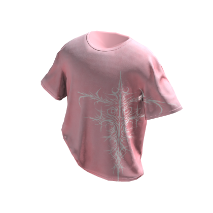 Pink y2k Tucked Sigil Tee thumbnail