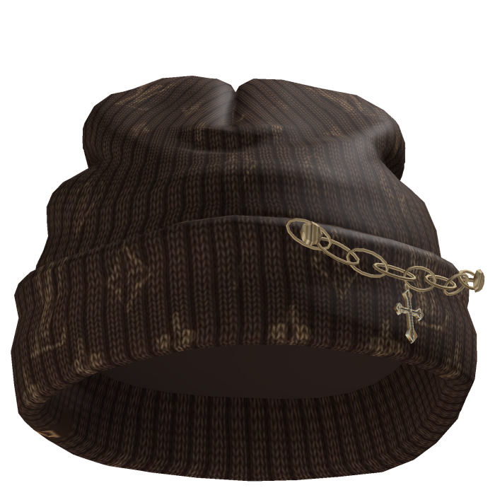 Worn LV Side Chain Beanie 