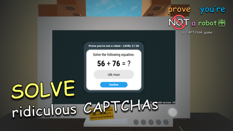 prove you're not a robot | a CAPTCHA game screenshot 4