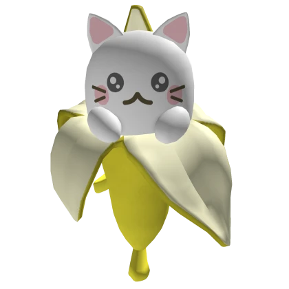 Banana Kawaii Cat Backpack Roblox Item Rolimon s