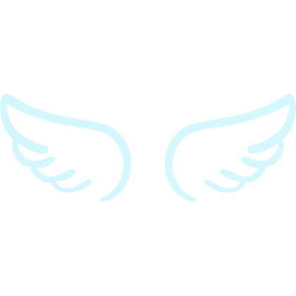 ♡ blue wings