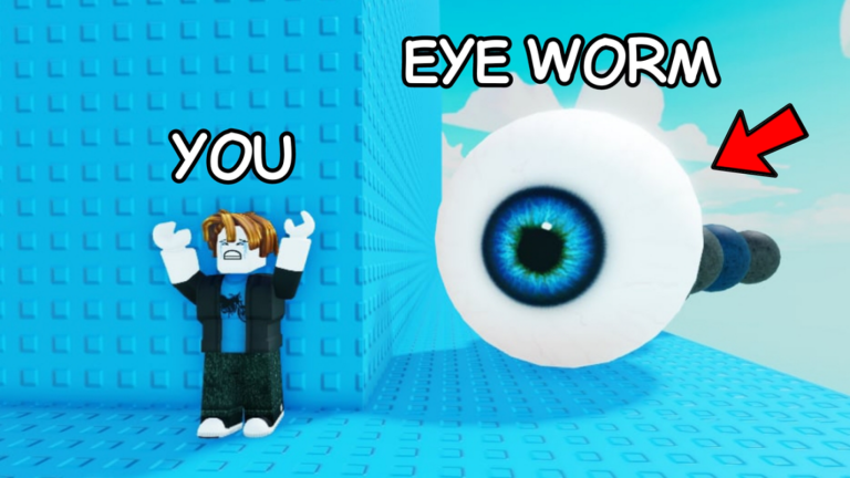 Scary Eye Worm Tower screenshot 1