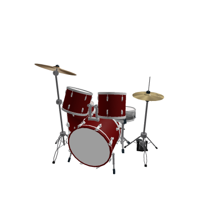 Red Drum Set Template (Free To Use)