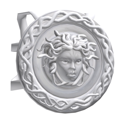 White Medusa Back Shield