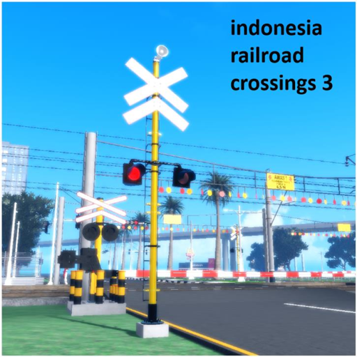indonesia railroad crossings 3 official Roblox game thumbnail