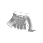 Cute White Ruffled Valentines Angel Dress