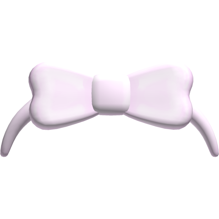 ♡‿ doll bow headband in pink