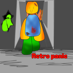 Retro panic *bad game* icon