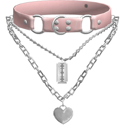 シールームリン　Magnesite chibi heart choker Magnesite chibi heart choker