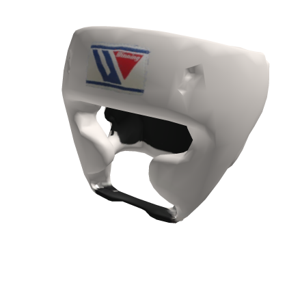 White Winning Boxing Headgear Roblox item