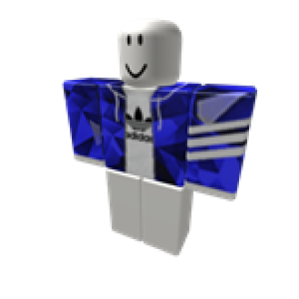 Blue adidas roblox discount