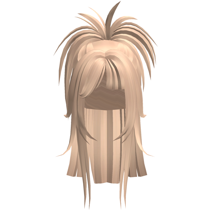 Spiky Anime Half Up Ponytail (Blonde)