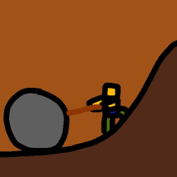 Sisyphus But You Are Tied To The Boulder