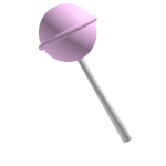 pink lollipop.
