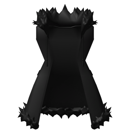 Black Subspace Fur Coat Girl R6 Roblox catalog item