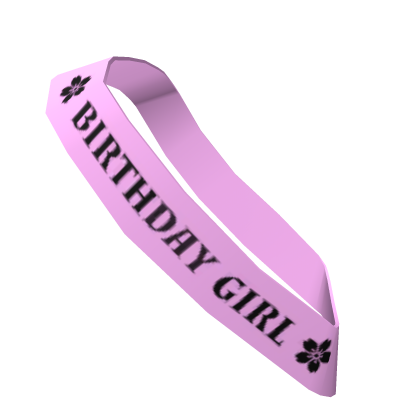 Birthday Girl Pink Sash [3.0]