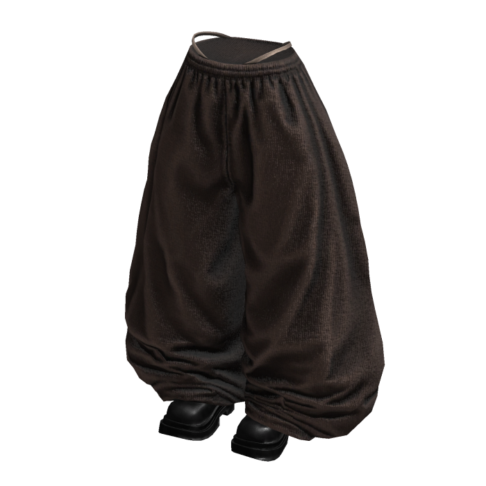 Fade Balloon Sweatpants (Brown Beige)