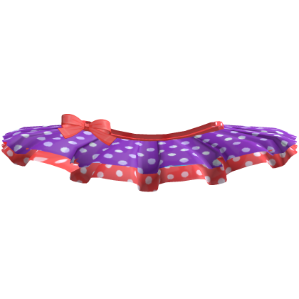 ♡ cute purple red kawaii tutu skirt tweencore mori Roblox item