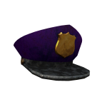 Purple Guy Night Security Guard Hat Halloween