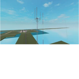 city and highway and towers icon