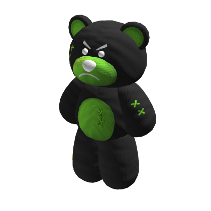 🐻 Evil Lime and Black Bear Bodysuit