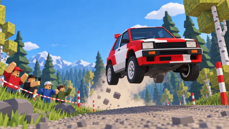 Backseat Rally modes and maps: Backseat Rally screenshot