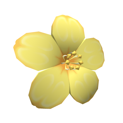 Yellow Hair Flower