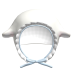 ♡ Cute white blue lamb hood y2k 