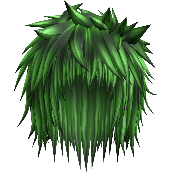 neon green emo spiky messy vampire punk anime hair