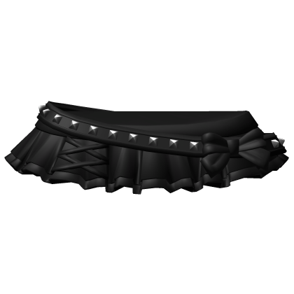 gothic mini skirt with stud belt black 3.0 cb thumbnail