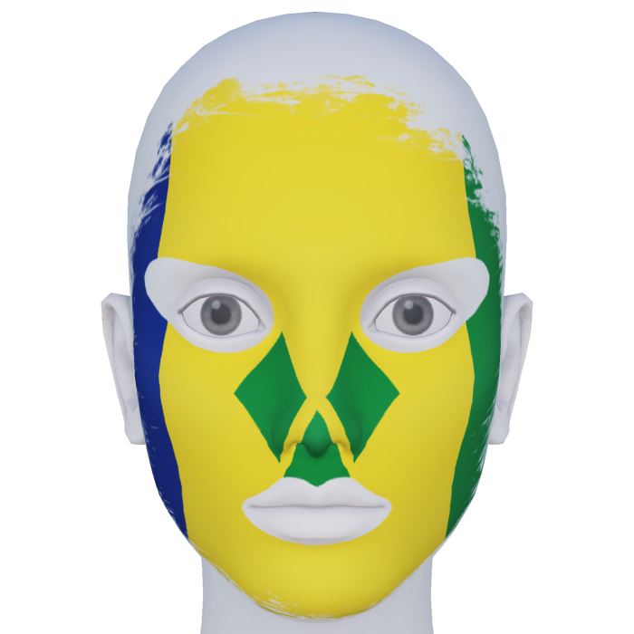 Saint Vincent Facepaint