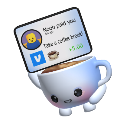 Venmo Coffee Mug Shoulder Pal 