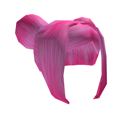 Pink Low Poly Retro Space Buns - Ulala Roblox item