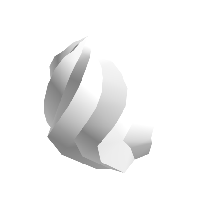 White Swirl Cocoa Bunny Tail thumbnail