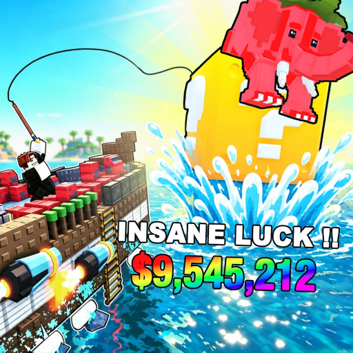 Build Ship Fishing Lucky Block