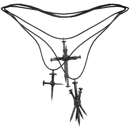 Layered Nail Necklace