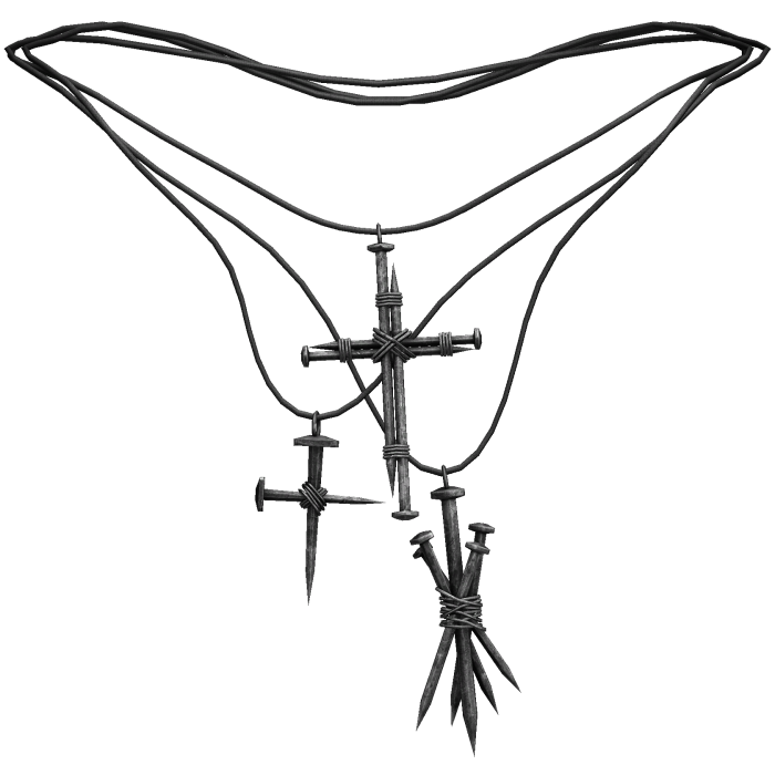 Layered Nail Necklace