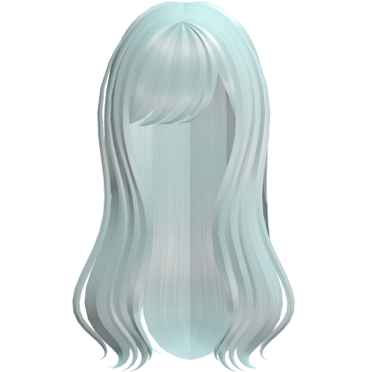 ꒰♡ kawaii dollete long light blue hair