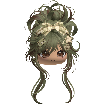 Igari Mori Kei Shoujo Bun (Matcha Brown) Roblox item