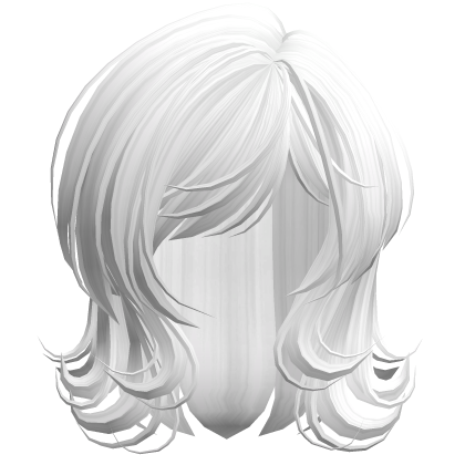 Scene 2000s Darling Wolfcut White Roblox item
