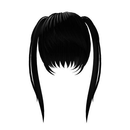 black vkei scene pigtails