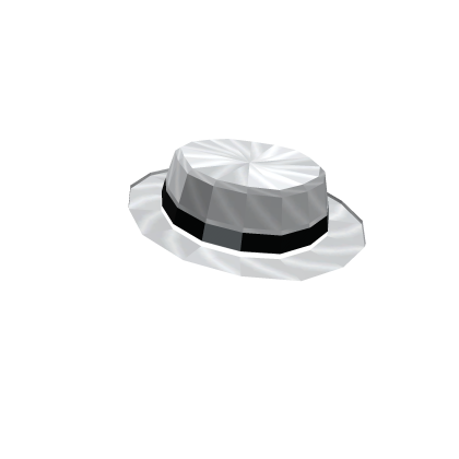 White Sparkle Time Fedora