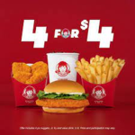 wendy's 4 for 4