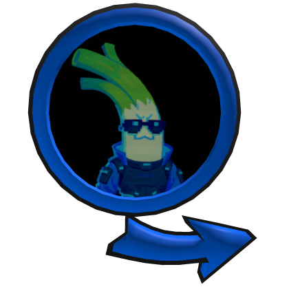 Polyester CyberLeek GT6 Blue Circle Roblox item