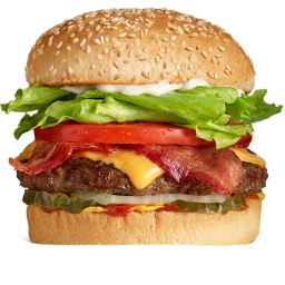 eat a hamburger.